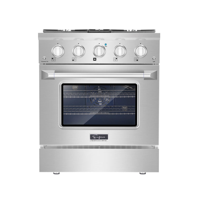 Empava 30 in. Pro-Style Slide-In Single Oven Gas Range EMPV-30GR07