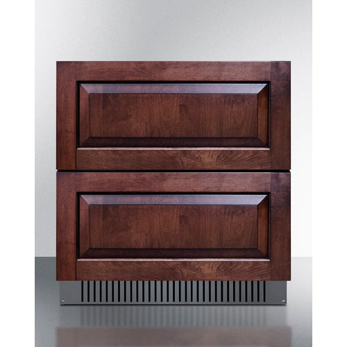 Summit 30" Wide 2-Drawer All-Refrigerator, ADA Compliant (Panels Not Included) SPR3032DPNRADA