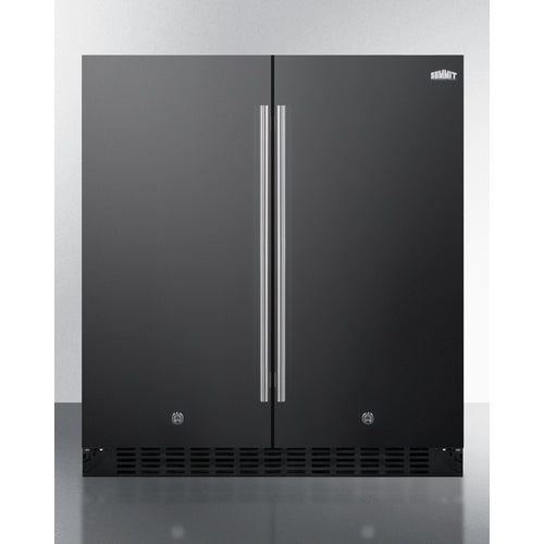 Summit 30" Wide Built-In Refrigerator-Freezer FFRF3070B