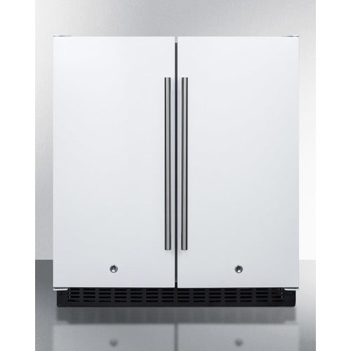Summit 30" Wide Built-In Refrigerator-Freezer FFRF3075W