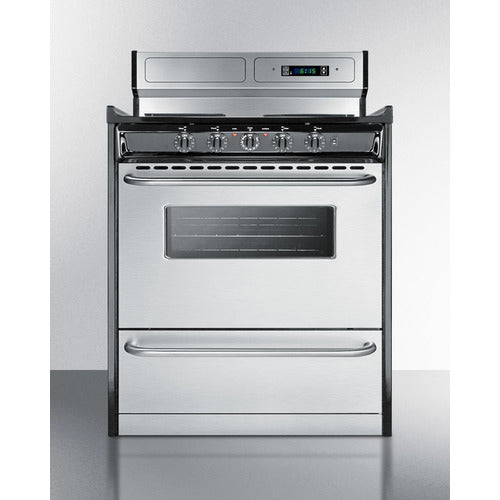 Summit 30" Wide Electric Coil Range TEM230BKWY