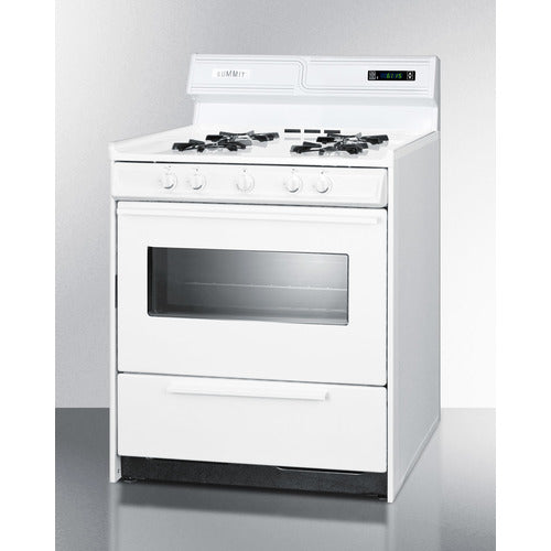 Summit 30" Wide Gas Range WNM2307KW