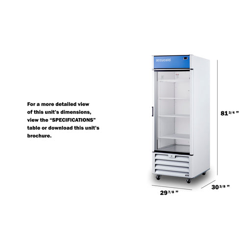 Summit 30" Wide Healthcare Refrigerator ACR261RH