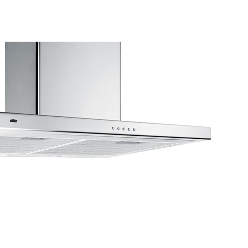 Summit 30" Wide Wall-Mounted Range Hood, ADA Compliant SEH4630SSADA