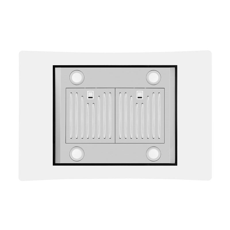 Empava 36 in. 400 CFM Kitchen Island Wall Mount Ducted Range Hood EMPV-36RH09