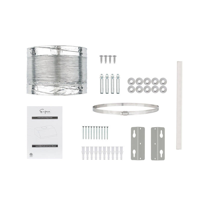 Empava 36 in. Ducted 500 CFM Under Cabinet Range Hood EMPV-36RH02