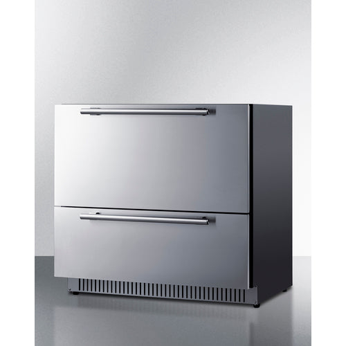 Summit 36" Wide 2-Drawer All-Refrigerator SPR36332D