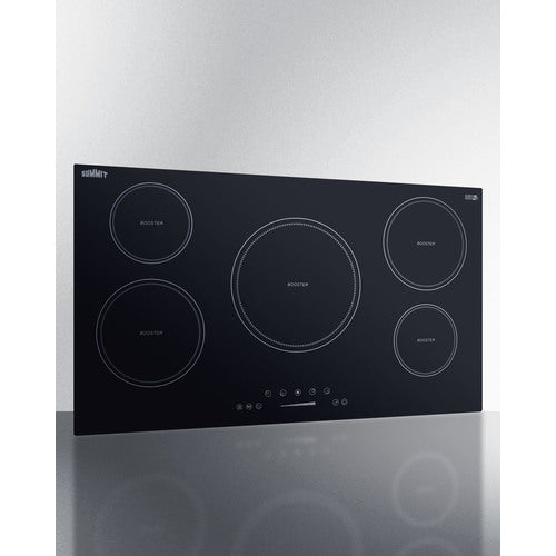 Summit 36" Wide 208-240V 5-Zone Induction Cooktop SINC5B36B