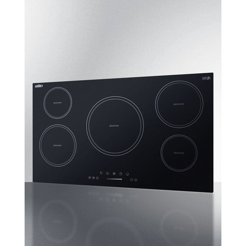 Summit 36" Wide 208-240V 5-Zone Induction Cooktop SINC5B36B