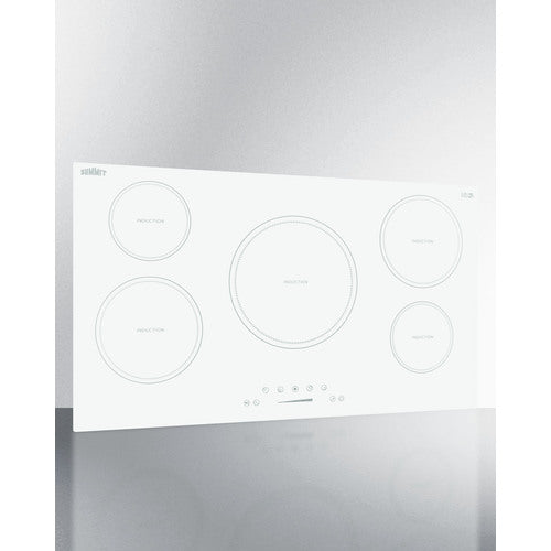 Summit 36" Wide 208-240V 5-Zone Induction Cooktop SINC5B36W