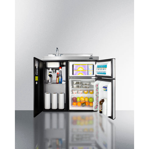 Summit 36" Wide All-In-One Kitchenette CK36EL