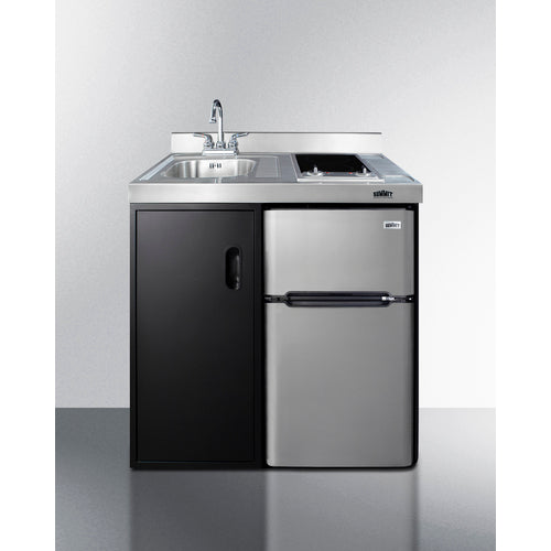 Summit 36" Wide All-In-One Kitchenette CK36ELGLASS