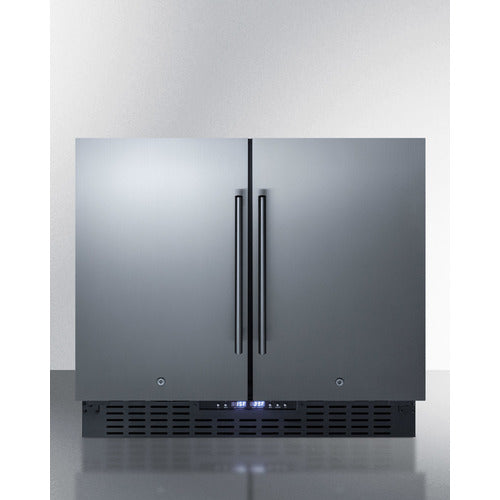 Summit 36" Wide Built-In Refrigerator-Freezer FFRF36