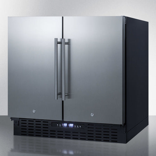 Summit 36" Wide Built-In Refrigerator-Freezer FFRF36