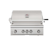 THOR Kitchen - 36-inch 4-Burner Built-In Gas Grill with Sear/Rear Infrared Burner & Rotisserie - TPG3601-G - IMG1