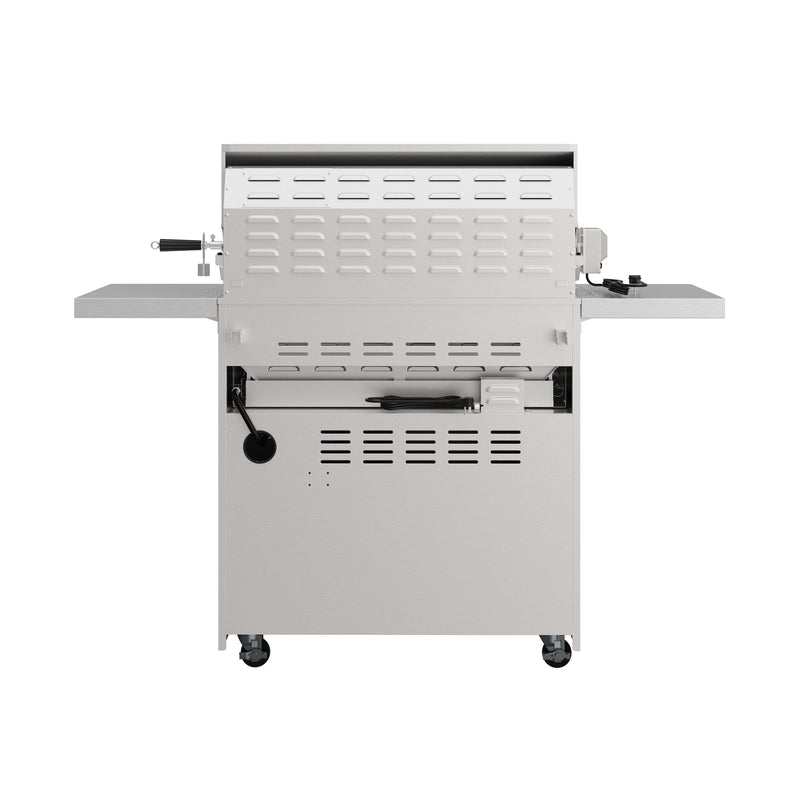 THOR Kitchen - 36-inch 4 burners Built in Gas Grill on cart with Sear/Rear Infrared Burner & Rotisserie Natural Gas - TPG3601 - IMG5