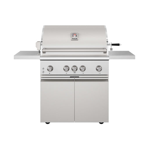 THOR Kitchen - 36-inch 4 burners Built in Gas Grill on cart with Sear/Rear Infrared Burner & Rotisserie Natural Gas - TPG3601 - IMG1