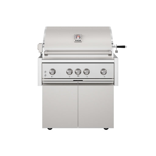 THOR Kitchen - 36-inch 4 burners Built in Gas Grill on cart with Sear/Rear Infrared Burner & Rotisserie Natural Gas - TPG3601 - IMG2