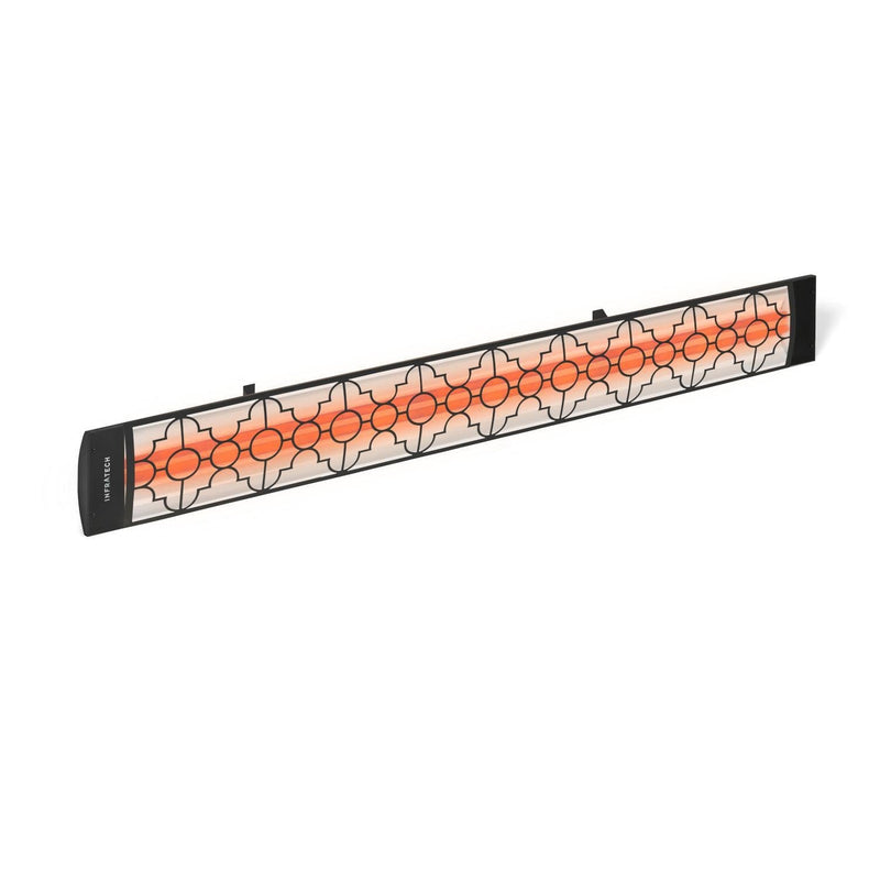 Infratech - 39-Inch Motif Collection 4000W Dual Element 240V Electric Infrared Patio Heater W/ Contemporary Fascia (Contemporary Motif / Stainless Steel) - CD4024SS1