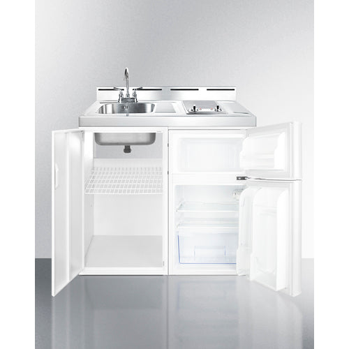 Summit 39" Wide All-In-One Kitchenette C39ELGLASS