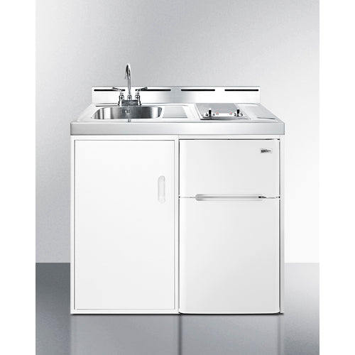 Summit 39" Wide All-In-One Kitchenette C39ELGLASS