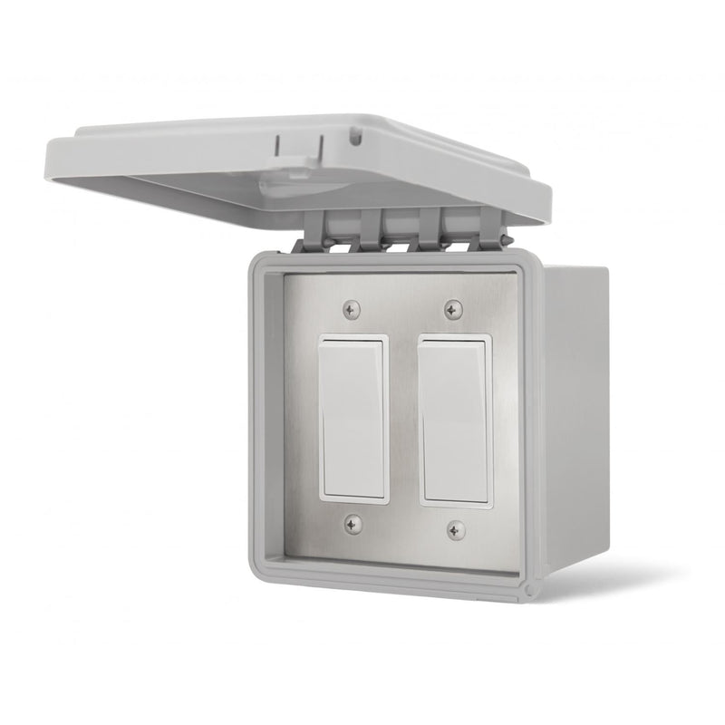 Infratech - Single On/Off Wall Plate Switch And Gang Box 14-4400 (Single - In-Wall) - 14 4400