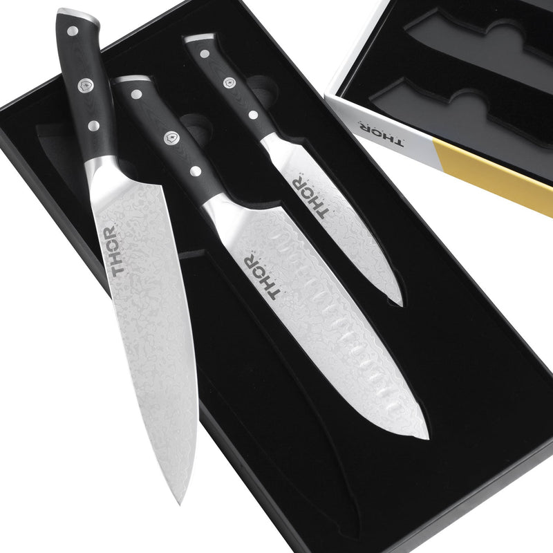 THOR Kitchen - 3-Piece Damascus Knife Set - DS0301P - IMG2