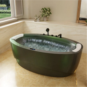 Empava - 75" Acrylic Freestanding Whirlpool Bathtub with 360° waterfall and Center Drain - EMPV-75DM02 - IMG4