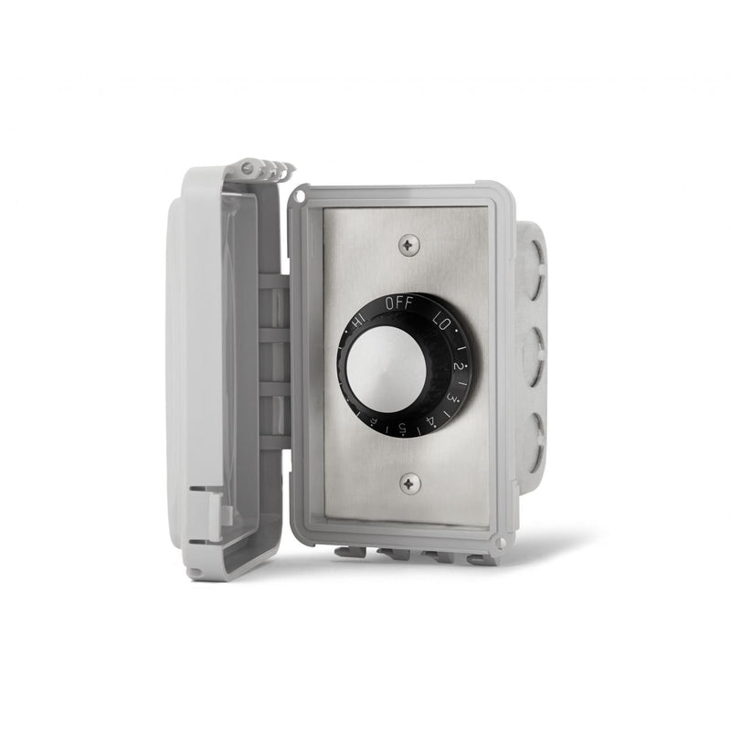 Infratech - 120V Single Input Regulator Stainless Steel Wall Plate And Deep Gang Box 14-4100 (120V - Single - In-Wall) - 14 4100