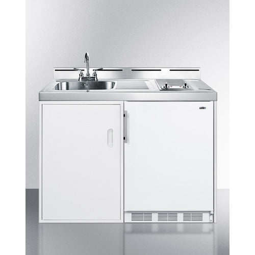 Summit 48" Wide All-In-One Kitchenette C48ELGLASS