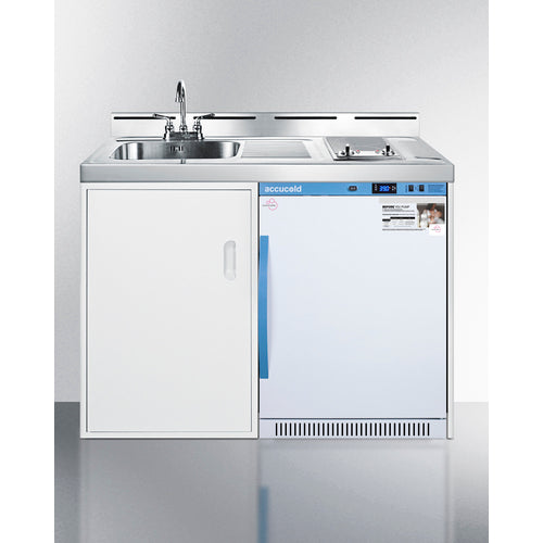 Summit 48" Wide All-In-One Wellness Room Kitchenette C48ELMCLK