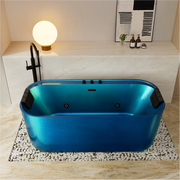 Empava - 67" Acrylic Freestanding Whirlpool Bathtub with Center Drain - EMPV-67DM01 - IMG4