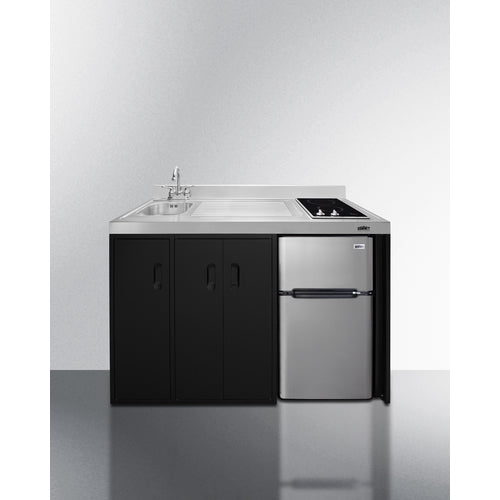 Summit 54" Wide All-In-One Kitchenette CK54SINKL