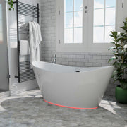 Empava - 59" Freestanding Soaking LED Tub with Center Drain - EMPV-59FT1518LED - IMG3