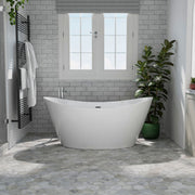 Empava - 59" Freestanding Soaking Tub with Center Drain - EMPV-59FT1518 - IMG3