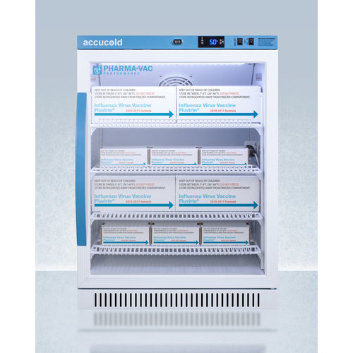 Summit 6 Cu.Ft. ADA Height Vaccine Refrigerator, Certified to NSF/ANSI 456 Vaccine Storage Standard ARG6PV456