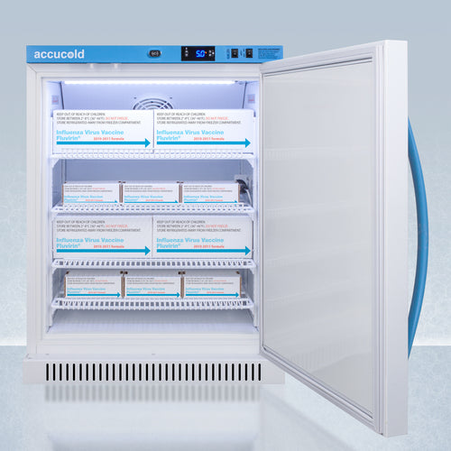 Summit 6 Cu.Ft. ADA Height Vaccine Refrigerator, Certified to NSF/ANSI 456 Vaccine Storage Standard ARS6PV456