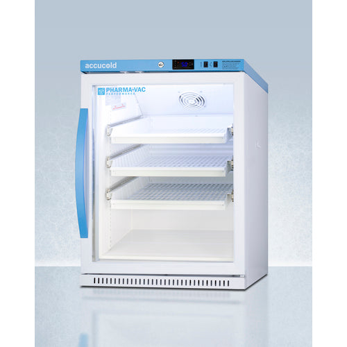 Summit 6 Cu.Ft. ADA Height Vaccine Refrigerator, with Removable Drawers ARG61PVBIADADR