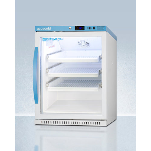 Summit 6 Cu.Ft. ADA Height Vaccine Refrigerator with Removable Drawers ARG6PVDR
