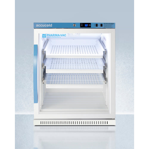 Summit 6 Cu.Ft. ADA Height Vaccine Refrigerator with Removable Drawers ARG6PVDR