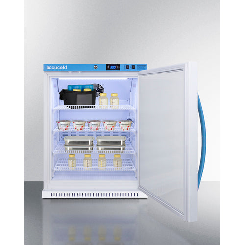 Summit 6 Cu.Ft. MOMCUBE® Breast Milk Refrigerator, ADA Compliant MLRS62BIADAMC
