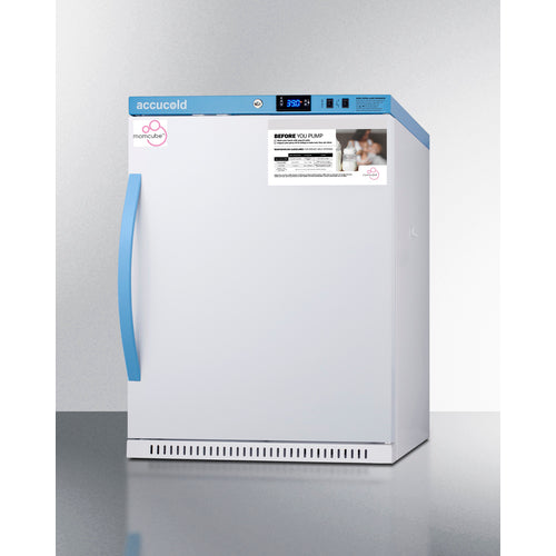 Summit 6 Cu.Ft. MOMCUBE® Breast Milk Refrigerator, ADA Height MLRS62BIADAMCLK