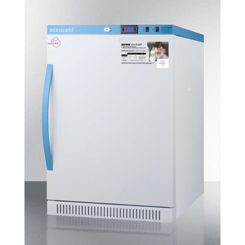 Summit 6 Cu.Ft. MOMCUBE® Breast Milk Refrigerator, ADA Height MLRS6MCLK