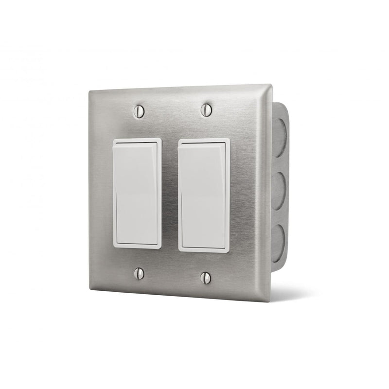 Infratech - Single On/Off Wall Plate Switch And Gang Box 14-4400 (Single - In-Wall) - 14 4400