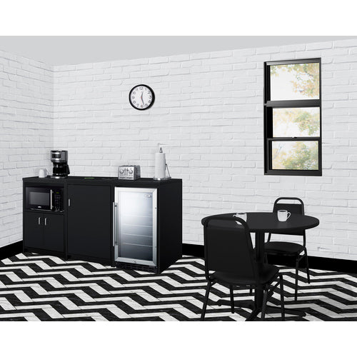 Summit 64" Wide Casework Suite with Beverage Center and Microwave, ADA Height CWSUITE64G