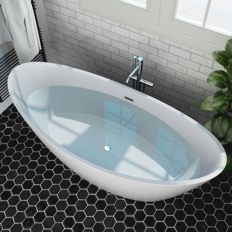 Empava - 67" Freestanding Soaking Tub with Center Drain - EMPV-67FT1518 - IMG6