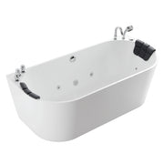 Empava - 67" Freestanding Hydro Massage Whirlpool Bathtub with Center Drain - EMPV-67AIS07 - IMG9