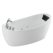 Empava - 67" Freestanding Hydro Massage Whirlpool Bathtub with Reversible Drain - EMPV-67AIS02 - IMG10