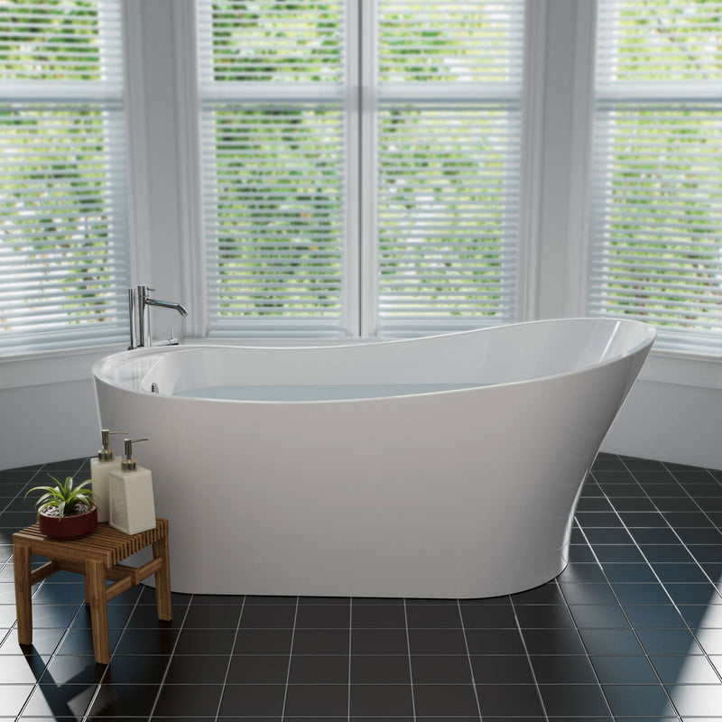 Empava - 67" Freestanding Soaking Tub with Left Drain - EMPV-67FT1528 - IMG1