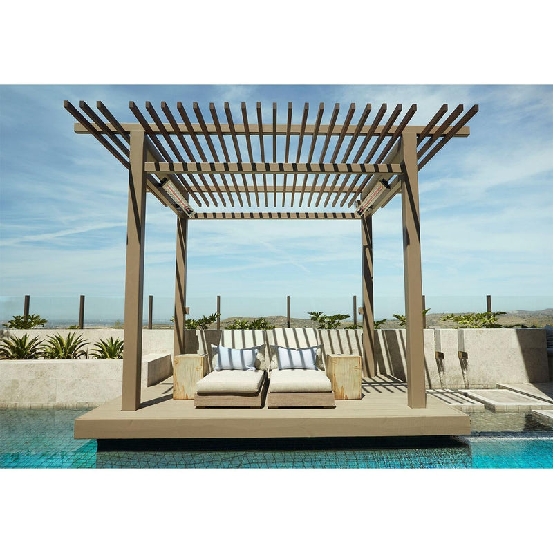 Infratech - 63 1/2-Inch Slimline Series 3000W Single Element Electric Infrared Patio Heater 277V Silver (63 1/2-Inch / 3000W / 277V / SIlver) - SL3027SV - IMG8